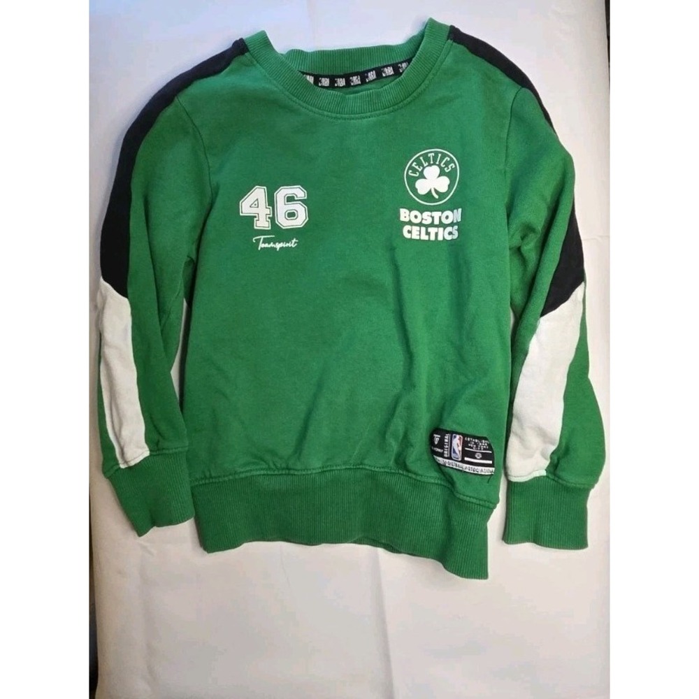 Boston Celtics Toddler Sweatshirt Green '46 NBA Basketball Game Crewneck